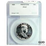 1950 Franklin Half Dollar SEGS PR67