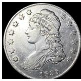 1835 Silver Capped Bust Half Dollar NEARLY  UNCIR