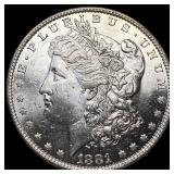 1881-O Silver Morgan Dollar GEM BU