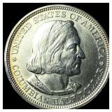 1893 Silver Columbian Half Dollar CHOICE BU