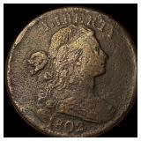 1802 Draped Bust Large Cent LIGHTLY CIRCULATED