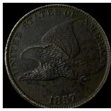 1857 Copper-Nickel Flying Eagle Cent UNCIRCULATED