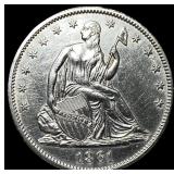 1861 Silver Half Dollar UNCIRCULATED