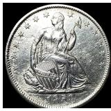 1858-O Silver Half Dollar CHOICE AU