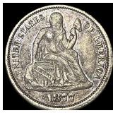 1877 Seated Liberty Dime LIGHTLY CIRCULATED