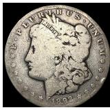 1892-CC Silver Morgan Dollar LIGHTLY CIRCULATED