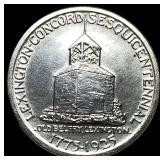 1925 Silver Lexington-Concord Sesquicentennial Hal