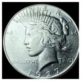 1927 Peace Silver Dollar CLOSELY UNCIRCULATED