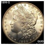 1899-S Morgan Silver Dollar GEM BU +