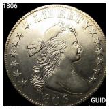 1806 Draped Bust Half Dollar CHOICE AU