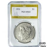 1902 Morgan Silver Dollar PGA MS63