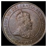 1903 Canada Bronze 1 Cent GEM BU