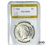 1926 Silver Peace Dollar PGA MS64