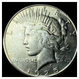 1925-S Silver Peace Dollar CLOSELY UNCIRCULATED