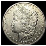 1878 Silver Morgan Dollar CLOSELY UNCIRCULATED