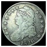 1826 Capped Bust Half Dollar LIGHTLY CIRCULATED