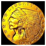 1926 Indian Head Gold $2.50 Quarter Eagle GEM BU