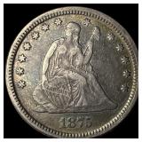 1875 Seated Liberty Quarter