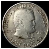 1922-S Silver Grant Memorial Half Dollar NICELY CI