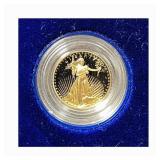 1989 American Eagle 1/10 oz Gold Proof Coin