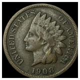 1908-S Indian Head Cent LIGHTLY CIRCULATED