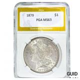 1879 Morgan Silver Dollar PGA MS63