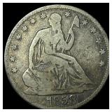 1858-O Silver Half Dollar LIGHTLY CIRCULATED