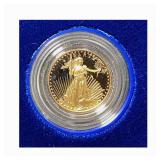 1990 American Eagle 1/10 oz Gold Proof Coin