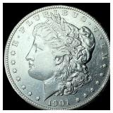 1901-S Silver Morgan Dollar CLOSELY UNCIRCULATED