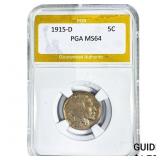 1915-D Buffalo Nickel PGA MS64