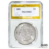 1886 Morgan Silver Dollar PGA MS65