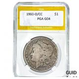 1900/CC Morgan Silver Dollar PGA Genuine