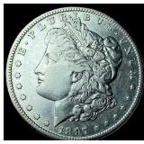 1897-S Silver Morgan Dollar CLOSELY UNCIRCULATED
