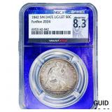 1824 Seated Liberty Half Dollar NGC AU8.3 FunBox 2