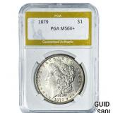1879 Morgan Silver Dollar PGA MS64+