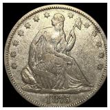 1875-S Silver Half Dollar LIGHTLY CIRCULATED