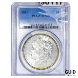1886 Morgan Silver Dollar PCGS MS65