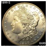 1899-S Morgan Silver Dollar GEM BU