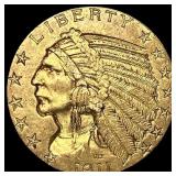 1911 Indian Head Half Eagle $5 Gold CHOICE AU