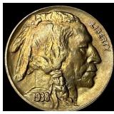 1938-D Nickel Five Cents Buffalo GEM BU