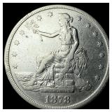 1878-S Silver Trade Dollar CLOSELY UNCIRCULATED