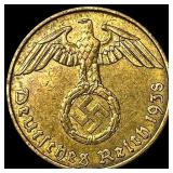 1938A Germany Third Reich 5 Reichpfennig
