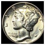 1931-D Silver Mercury Dime GEM BU