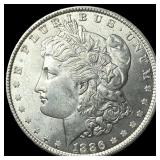 1886 Morgan Silver Dollar SUPERB GEM BU