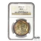 1892-CC Morgan Silver Dollar NGC MS61
