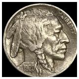 1920-D Buffalo Nickel NEARLY UNCIRCULATED