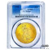 1908 $20 Gold Double Eagle PCGS MS64 No Motto