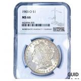 1903-O Morgan Silver Dollar NGC MS66