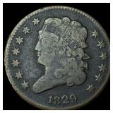 1829 Classic Head Half Cent LIGHTLY CIRCULATED
