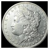 1884-S Silver Morgan Dollar LIGHTLY CIRCULATED